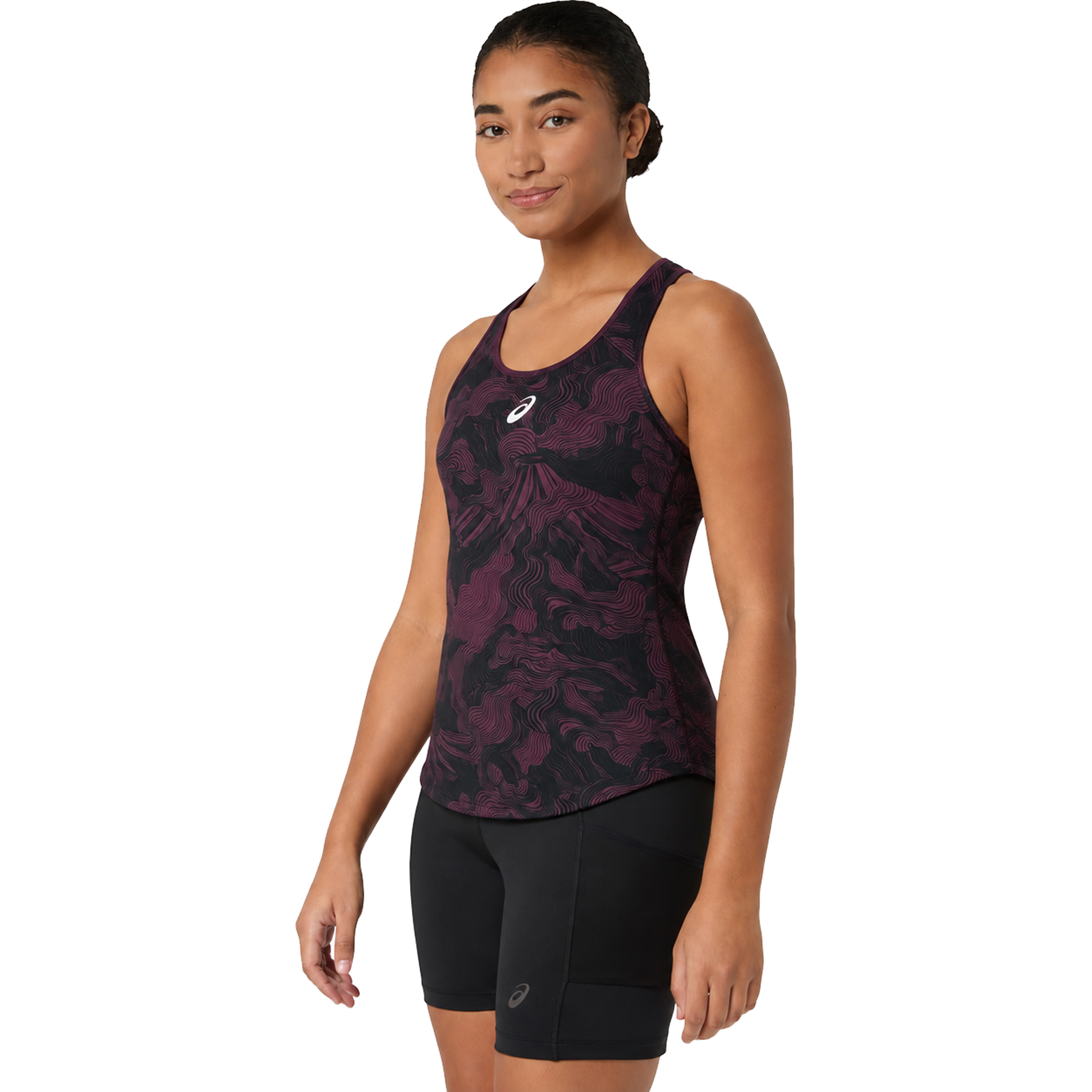 Asics Fujitrail Top Damen Tanktops grau Größe L Trailrunning | Laufen Atmungsaktiv