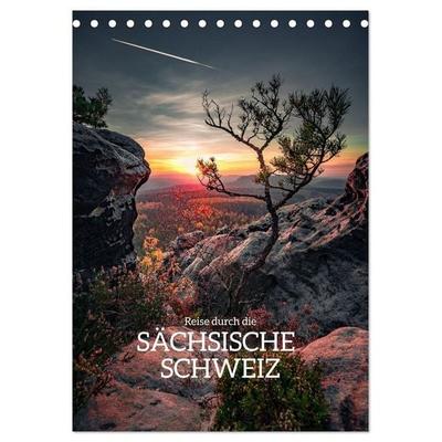 Reise durch die Sächsische Schweiz (Tischkalender 2027 DIN A5 hoch), CALVENDO Monatskalender