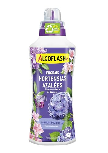 Algoflash Vloeibare meststof voor hortensia's en heidegrondplanten, biologisch, 1 l