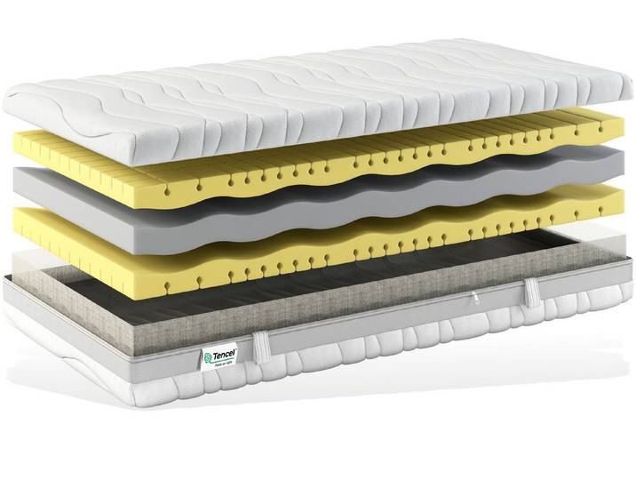 Kaltschaummatratze Terramed Premium Matratze mit extra hohem Raumgewicht 9 Liege Zonen, Matratzen Perfekt, 23 cm hoch, Premium Kaltschaumkern mit hohem Raumgewicht