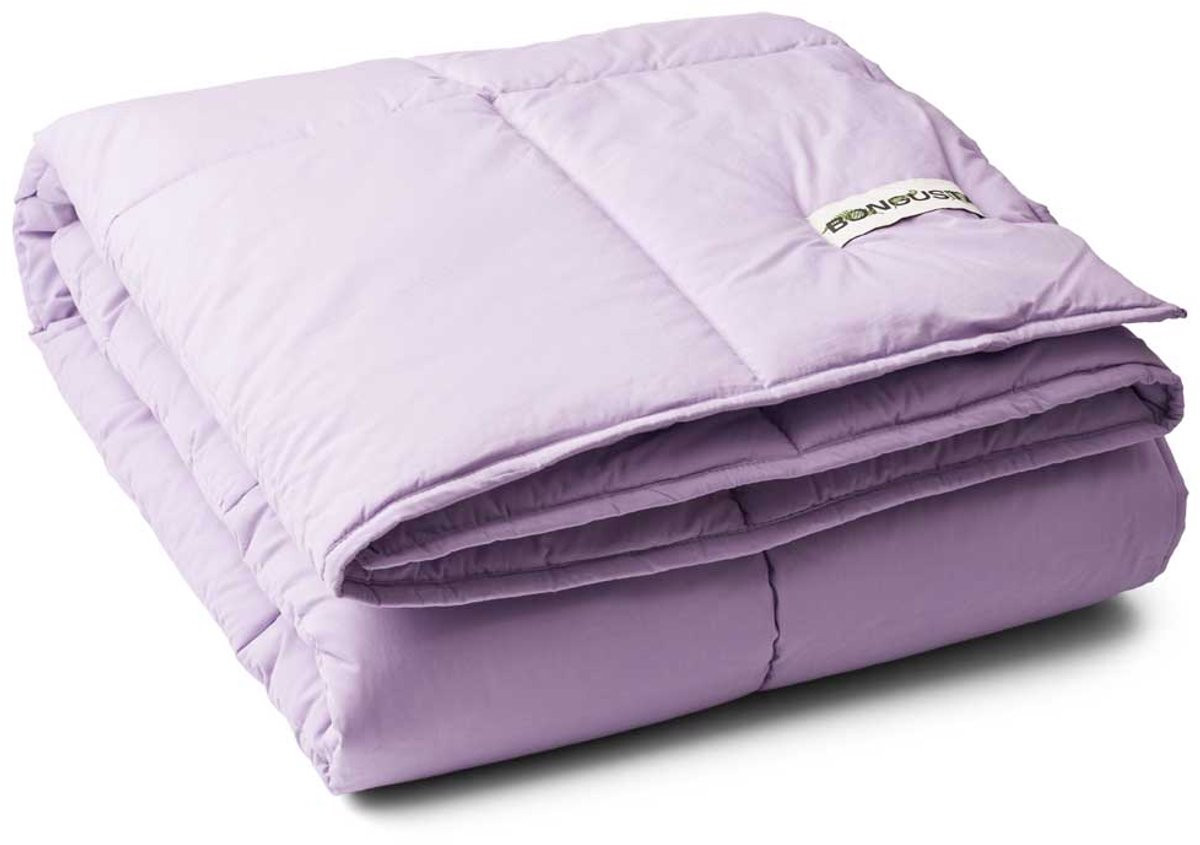 Bongusta Puffy plaid deken - Lavendel - Paars