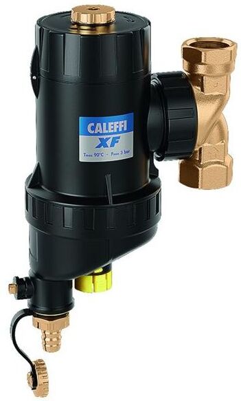 Caleffi Schlammabscheider XF 577700 selbstreinigender Schmutzfänger mit Magnet, 1 1/4", Innengewinde
