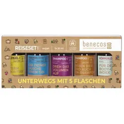 benecos Mini-Reiseset (Duschgel, Shampoo, Lotion)