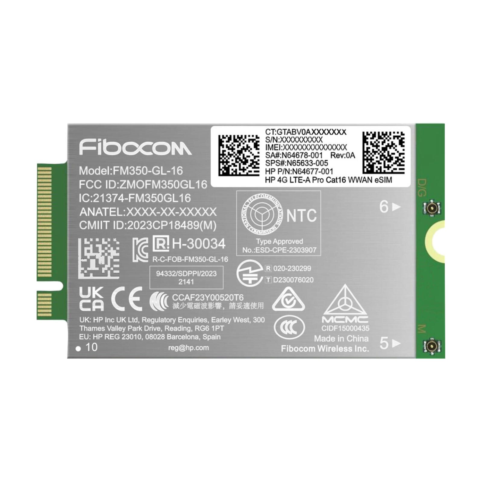 HP Inc. HP - Drahtloses Mobilfunkmodem - 4G LTE Advanced Pro AM5R3AA