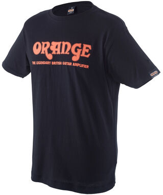 Orange T-Shirt Logo M Noir avec logo Orange