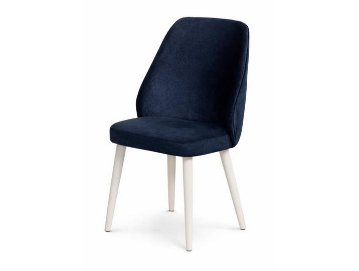 JVmoebel Esszimmerstuhl Moderner blauer Stoffstuhl vielseitig bequem für Esszimmer, Made in Europa