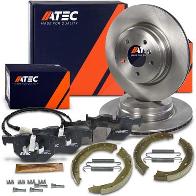 Atec Bremsscheiben + Bremsbeläge Hinterachse Belüftet [Hersteller-Nr. 40580231] für BMW