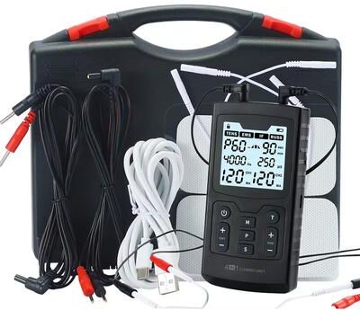 Silver Stone Store 4 in 1 Electric Muscle Stimulator, EMS, IFT, RUSS & TENS High Frequency Physiotherapy Device 600 black
