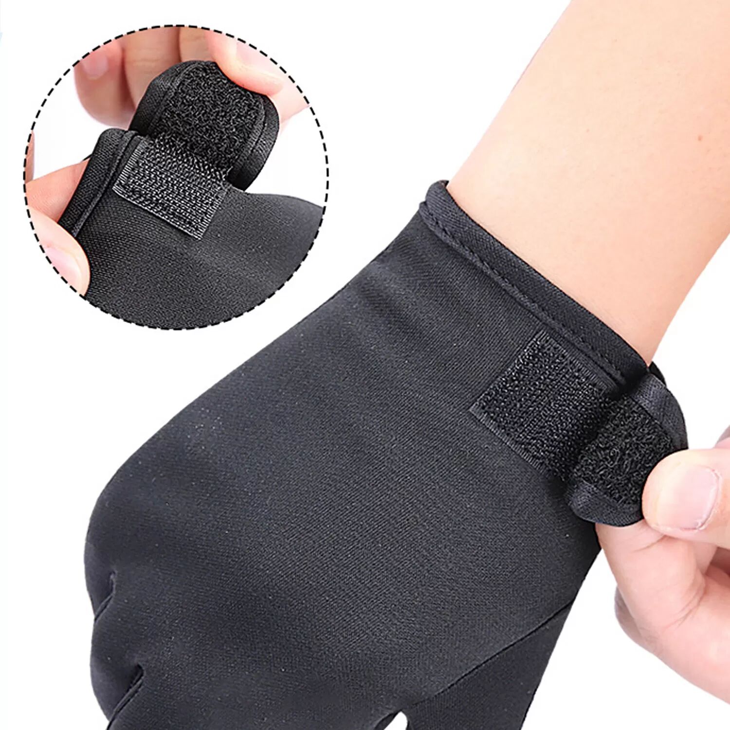 INF Hitzebeständiger Handschuh für das Haarstyling Rechte Hand