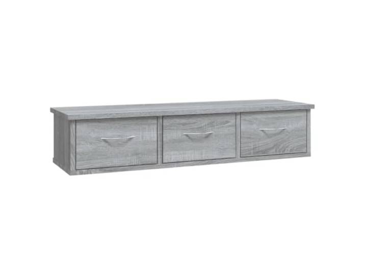 Wandschrank, praktisch, elegant, 88 x 26 x 18 cm, aus Holz, Grau, 02_0048130