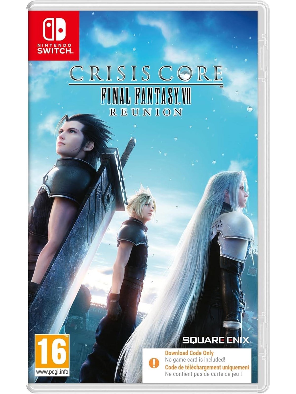 Crisis Core: Final Fantasy VII - Reunion (Code in a Box) - Nintendo Switch - RPG - PEGI 16