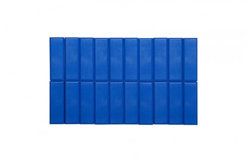 MAUL Magneet rechthoekig MAULpro blauw set van 20 stuks