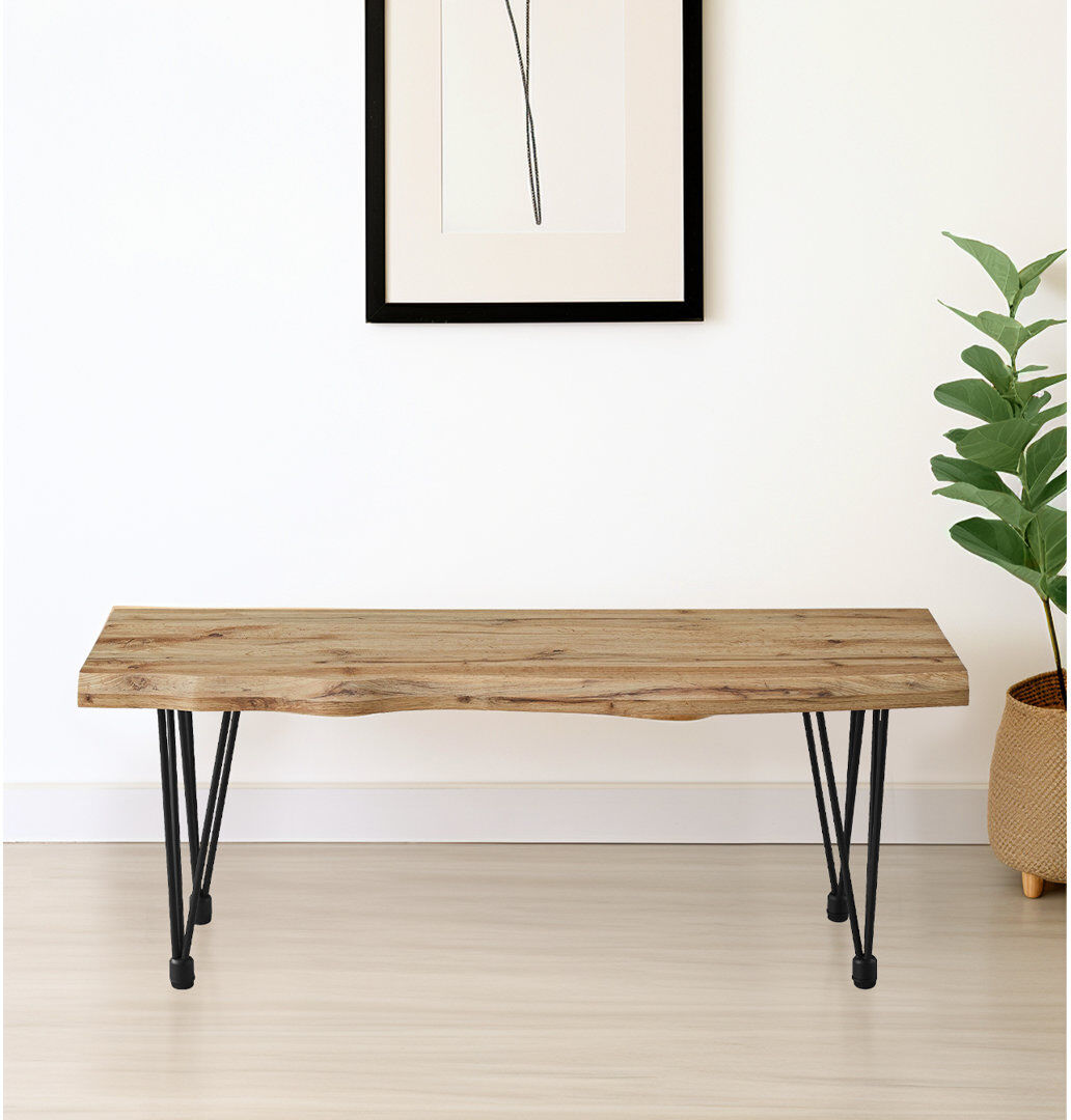 Natur Pur Alexis Bench Beige H45 x W110 x D40cm
