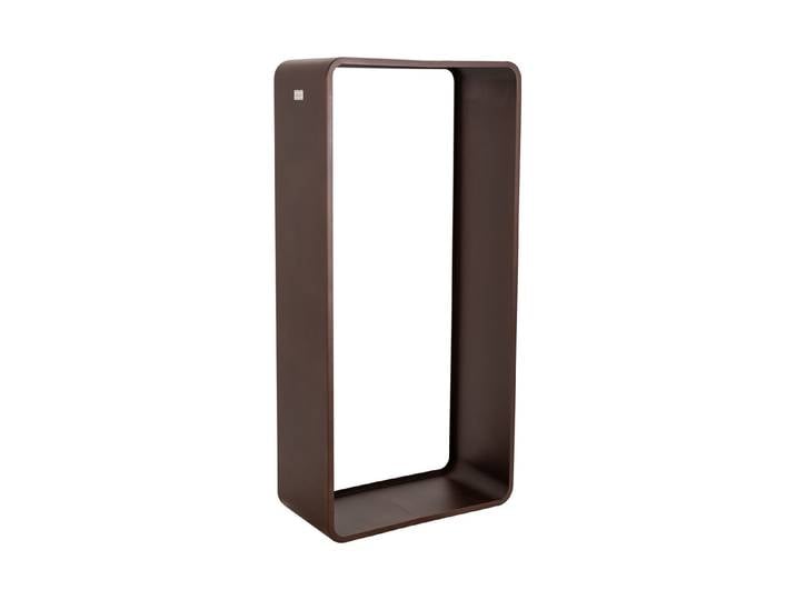 Nouvel Holzregal Modern 150, Stahl, Rost-Look, 150 x 80 cm