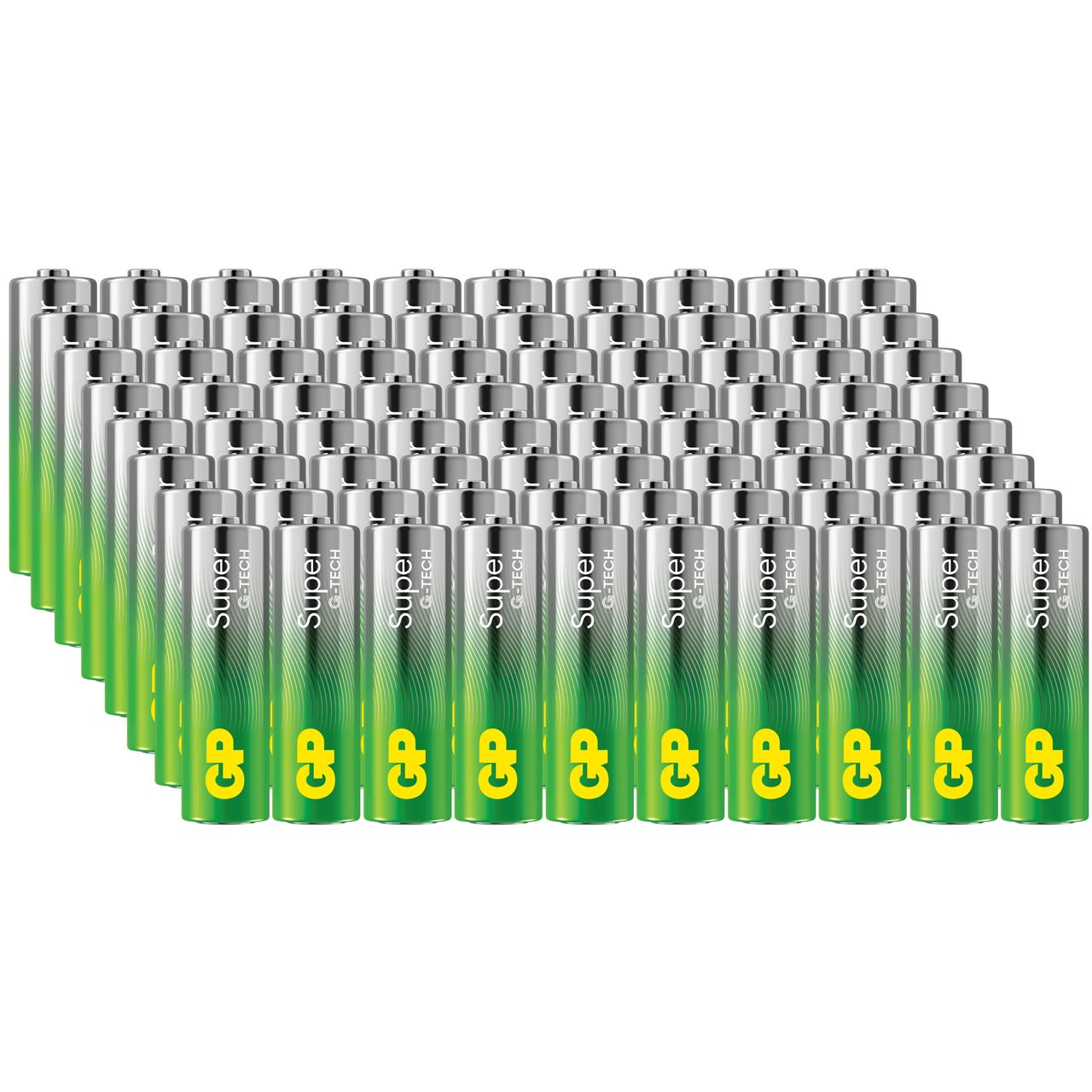 GP Batterie Alkaline Super AA 1,5V 80 Stück