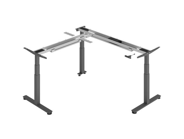 Fuss-Set Office graphit H 127 cm