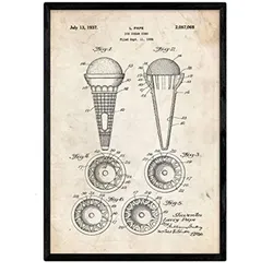 POSTER Eistüte Patent A3 Rahmenlos