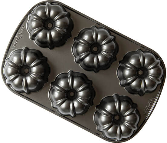 Nordic Ware Graphite Classic Bundtlette Cake Pan