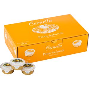Carnella Wurstkonserve Puten-Aufstrich mit Milcheiweiß, Putenfleisch, je 24 g, 60 Stück