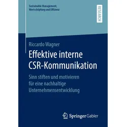 Effektive interne CSR-Kommunikation, Fachbücher von Riccardo Wagner