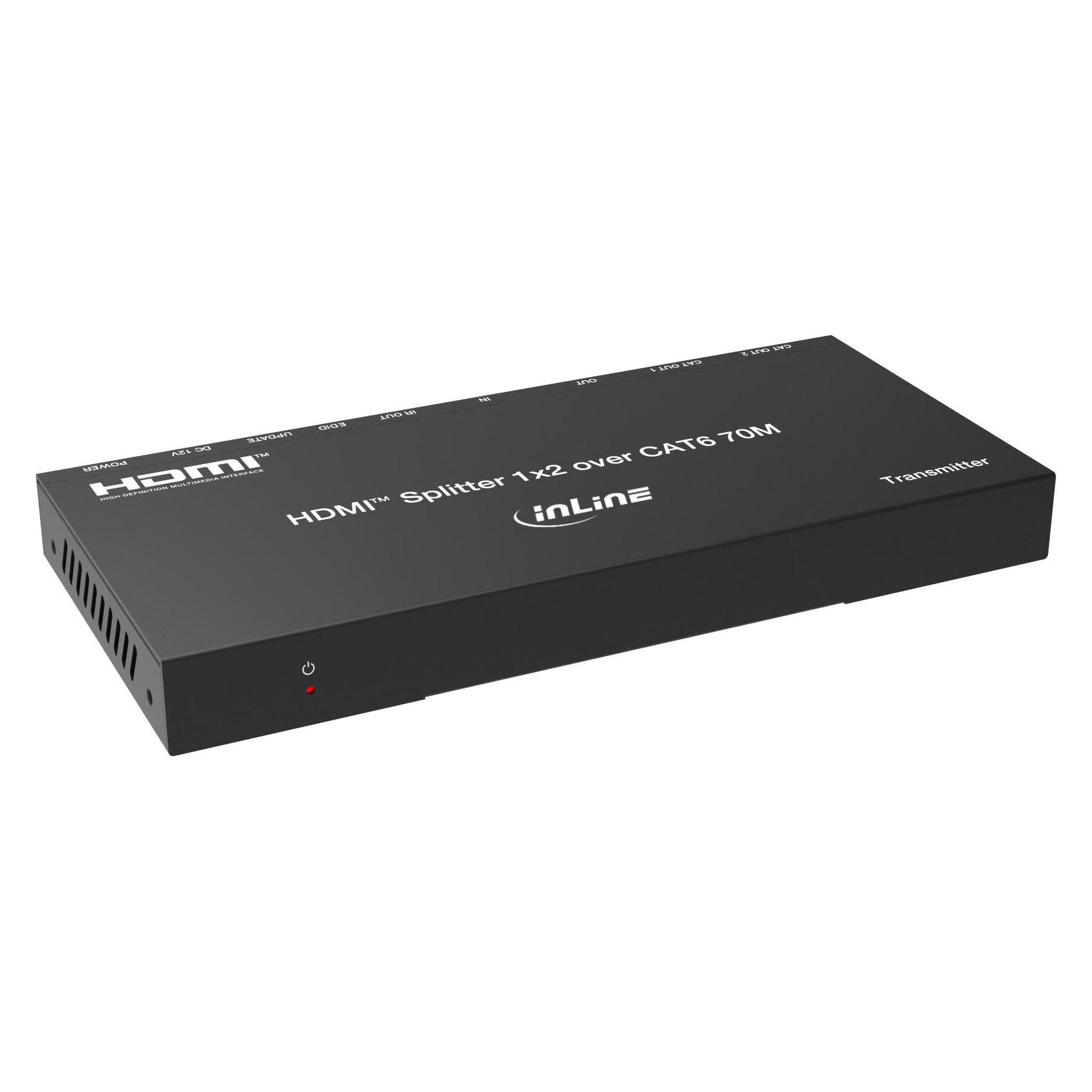 Eaton System przekazu sygnału AV InLine Video Splitter/Extender, 1x2, Cat.6, HDMI 4K/30Hz, Set (57886A)