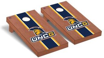 Skip's Garage UNC Greensboro Spartans Rosewood Cornhole Board Set