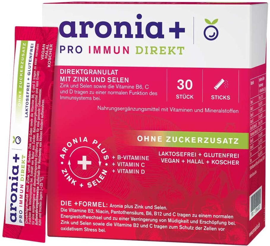 Aronia+ Pro Immun Direkt Direktgranulat Sticks