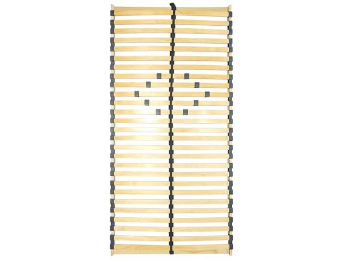 Lomadox Lattenrost 60x190 cm Federholzrahmen mit 26 leisten, Mittelgurt & Verstellbarer Komfortzone, für alle Matratzen geeignet