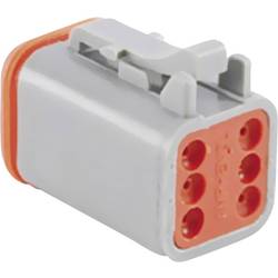Amphenol AT06 6S Rundstecker Buchse, gerade Gesamtpolzahl: 6 Serie (Rundsteckverbinder): AT 1 St.