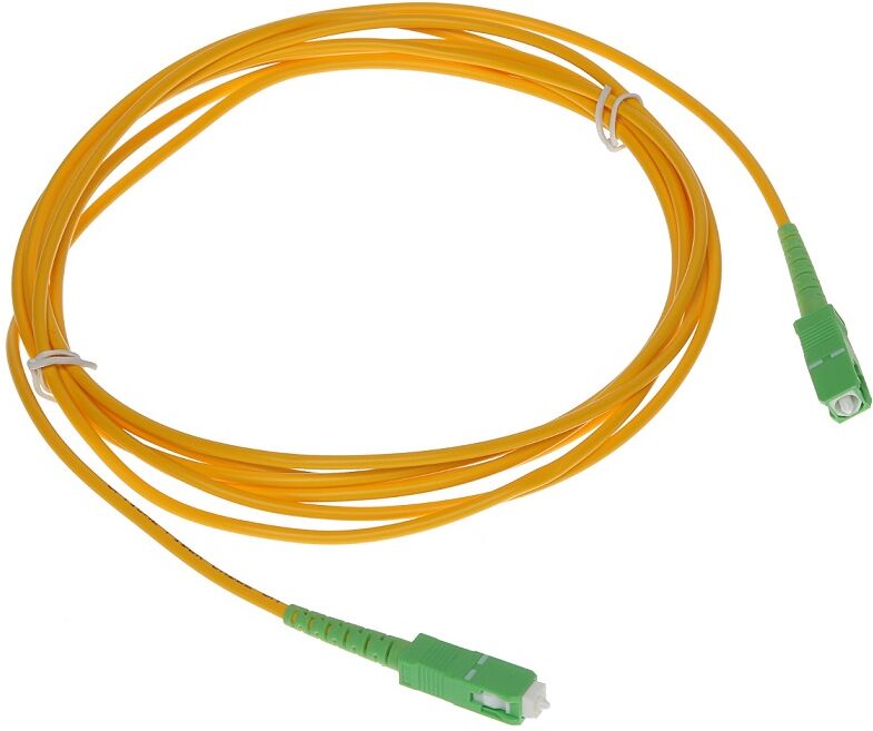 Cabo Fibra MONOMODO SC/APC <-> SC/APC - 3 mts