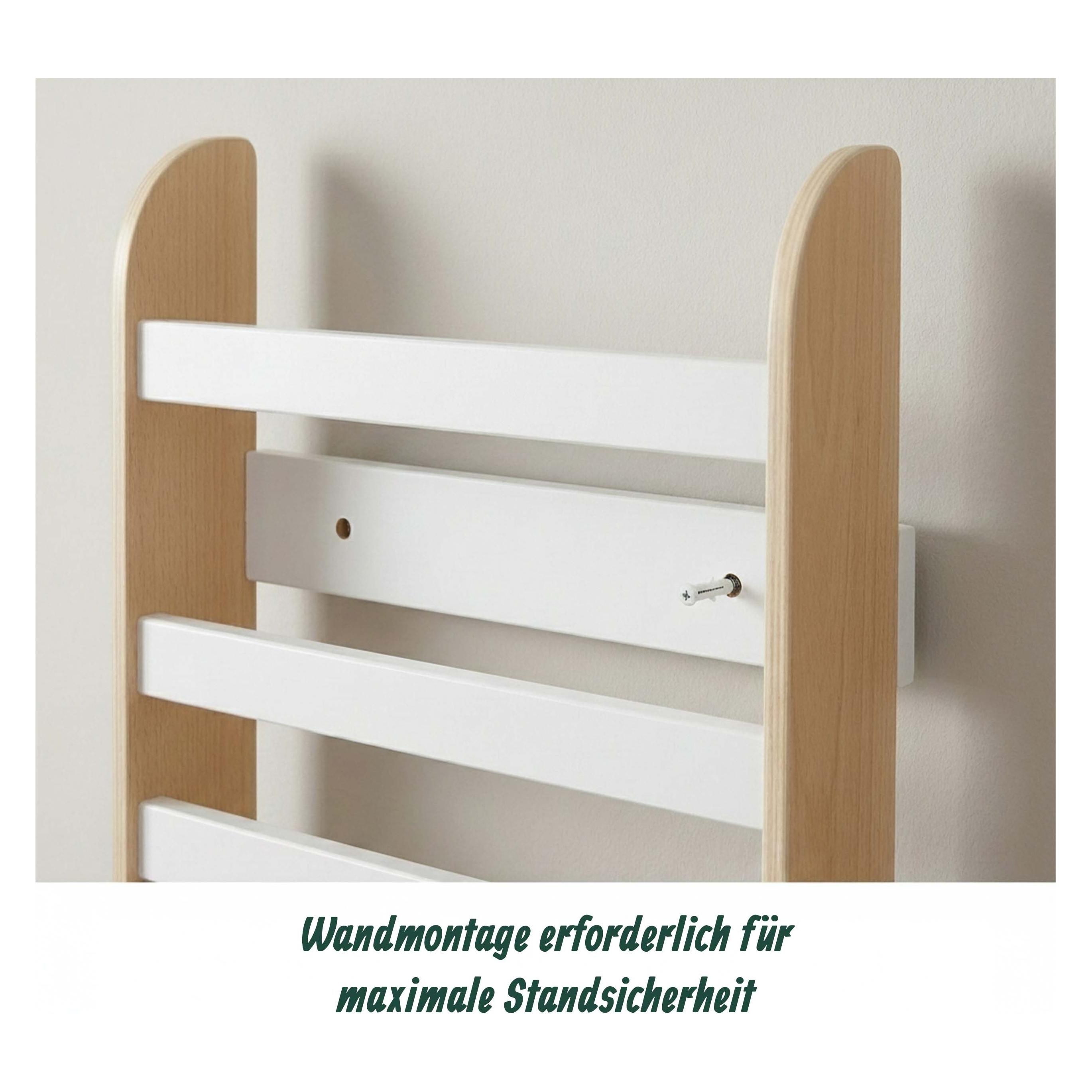 Relaxdays Bücherregal (55 x 10 x 200 cm) (4052025540296)
