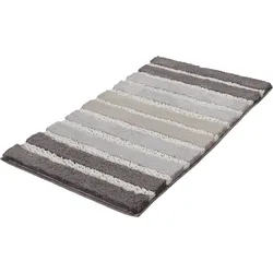 Kleine Wolke Badteppich Phoenix Silbergrau 60 cm x 60 cm
