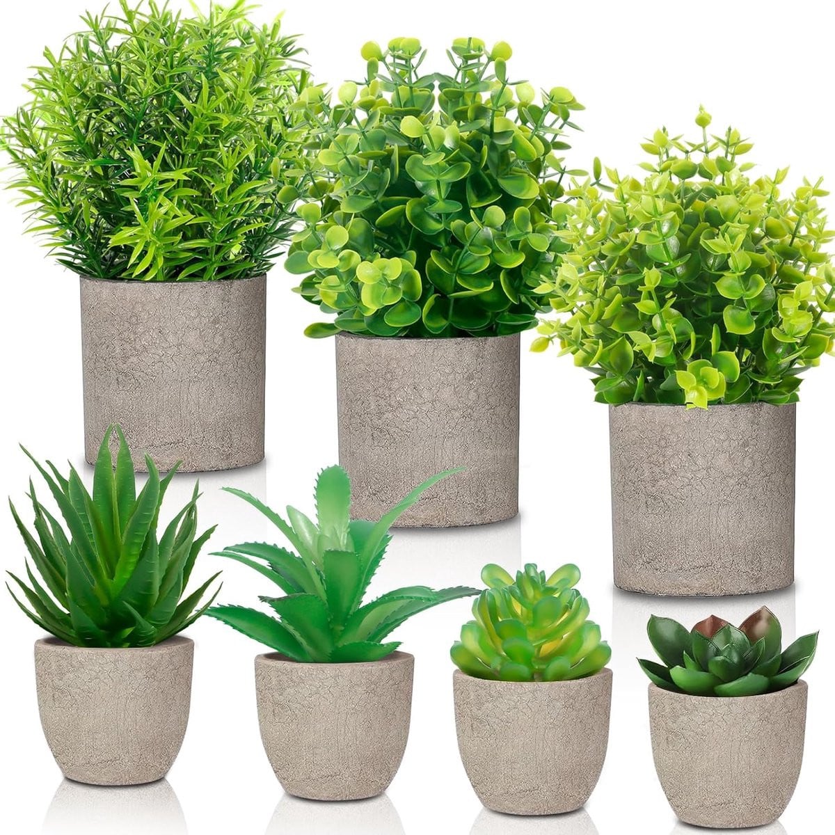 Mini kunstplant in pot voor decoratie