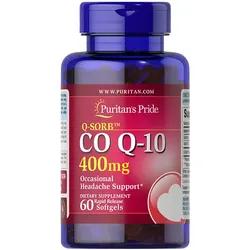 Q-SORBTM CO Q10 400 mg 60 Schnellfreisetzende Weichkapseln