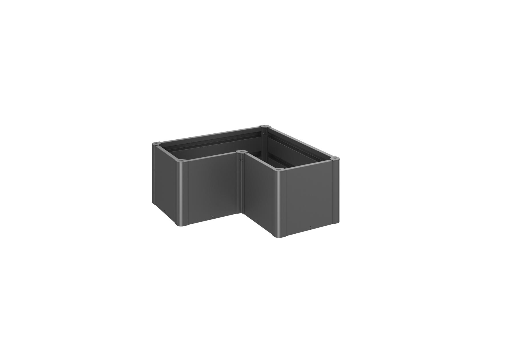 BIOHORTGARTE Pflanzbeet Belvedere MINI Gr. L100 dunkelgrau-metallic 16925272