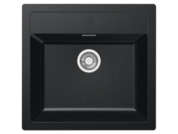 Dieter Knoll Spüle, Schwarz, Stein, 56x20x53 cm, Küchen, Küchenausstattung, Küchenspülen, Granitspüle