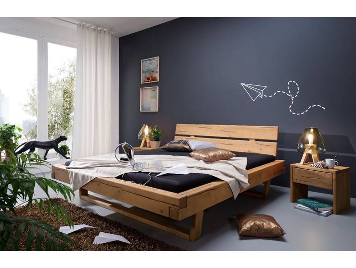 Balkenbett BEO in Kiefer massiv – 3%-Vorkasse-Rabatt