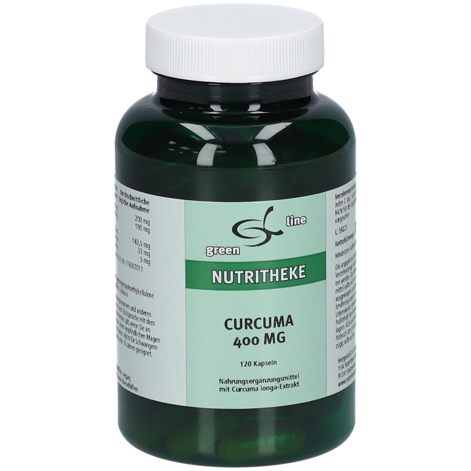 Curcuma 400 mg Kapseln 120 St