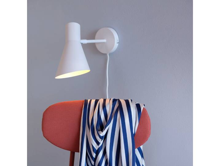 DL12 Applique Murale White - Dyberg Larsen - Salon / séjour - Design - Métal - Avec abat-jour