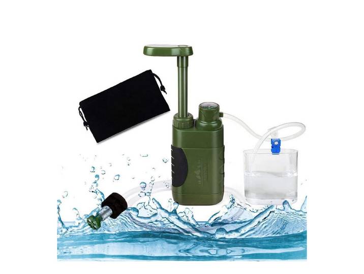LuxusKollektion Wasserfilter Wasserfilter Outdoor 5000L Survival Armeegrün