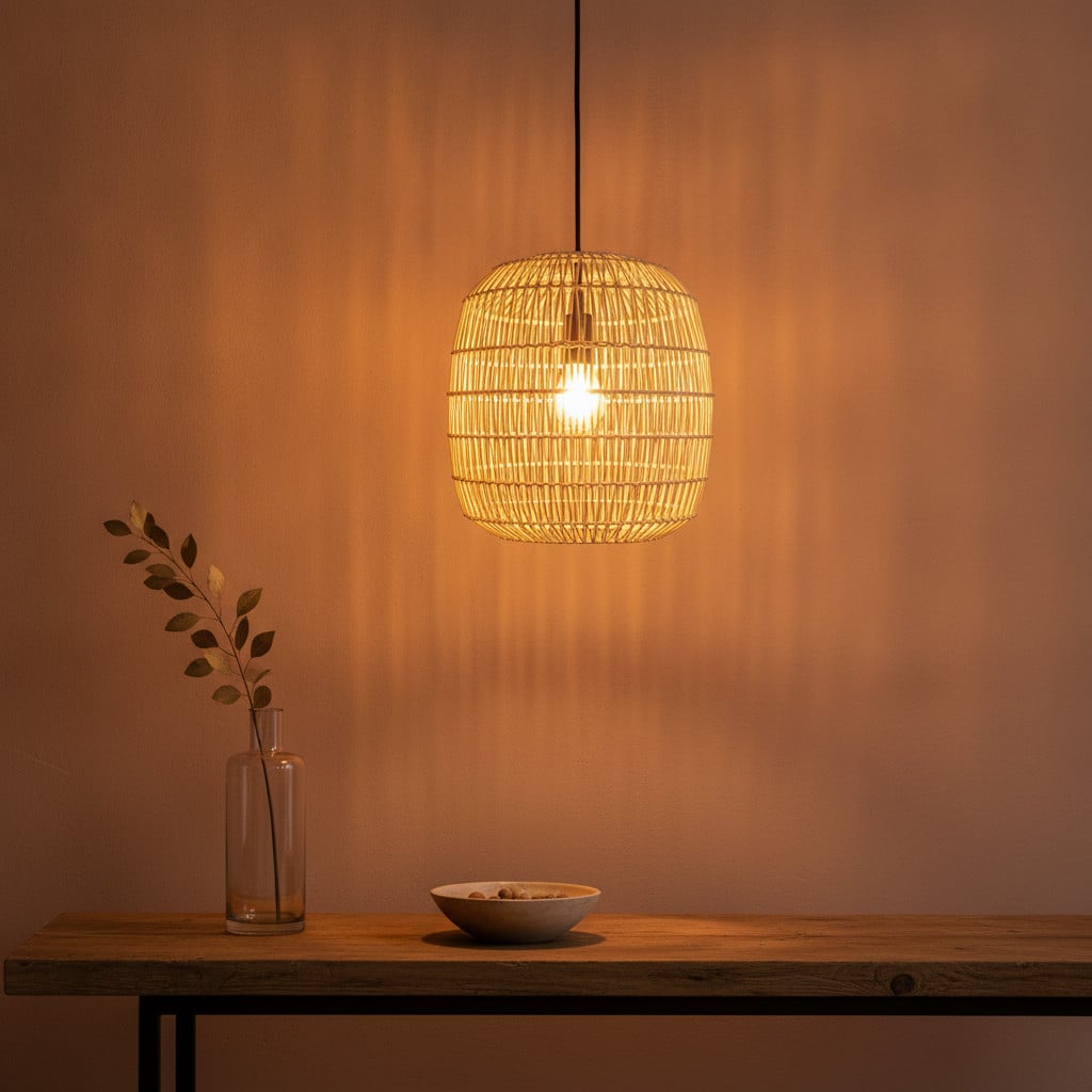 Lyora Melody Rotan Hanglamp Beige Ø 30,5 cm