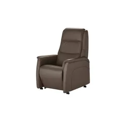 Hukla Ledersessel mit verschiedenen Funktionen Dean ¦ braun ¦ Maße (cm): B: 70 H: 109 T: 88.0
