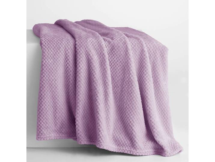 Plaid Enry 220 x 240cm Mauve/Mauve Microfibre