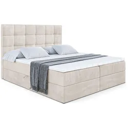BOXBETT mit H4-Matratze und Lattenrost - APO - 160x200 Ecru