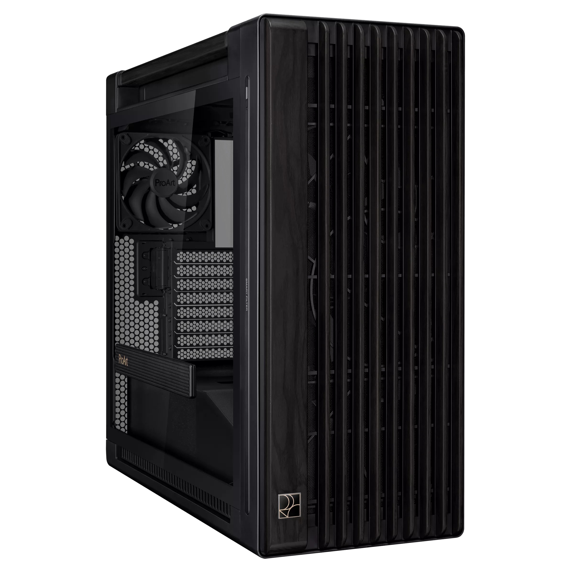 ASUS ProArt PA602 Wood Edition TG E-ATX Tower mit Holz Front Panel Modern Black 90DC00J0-B09030