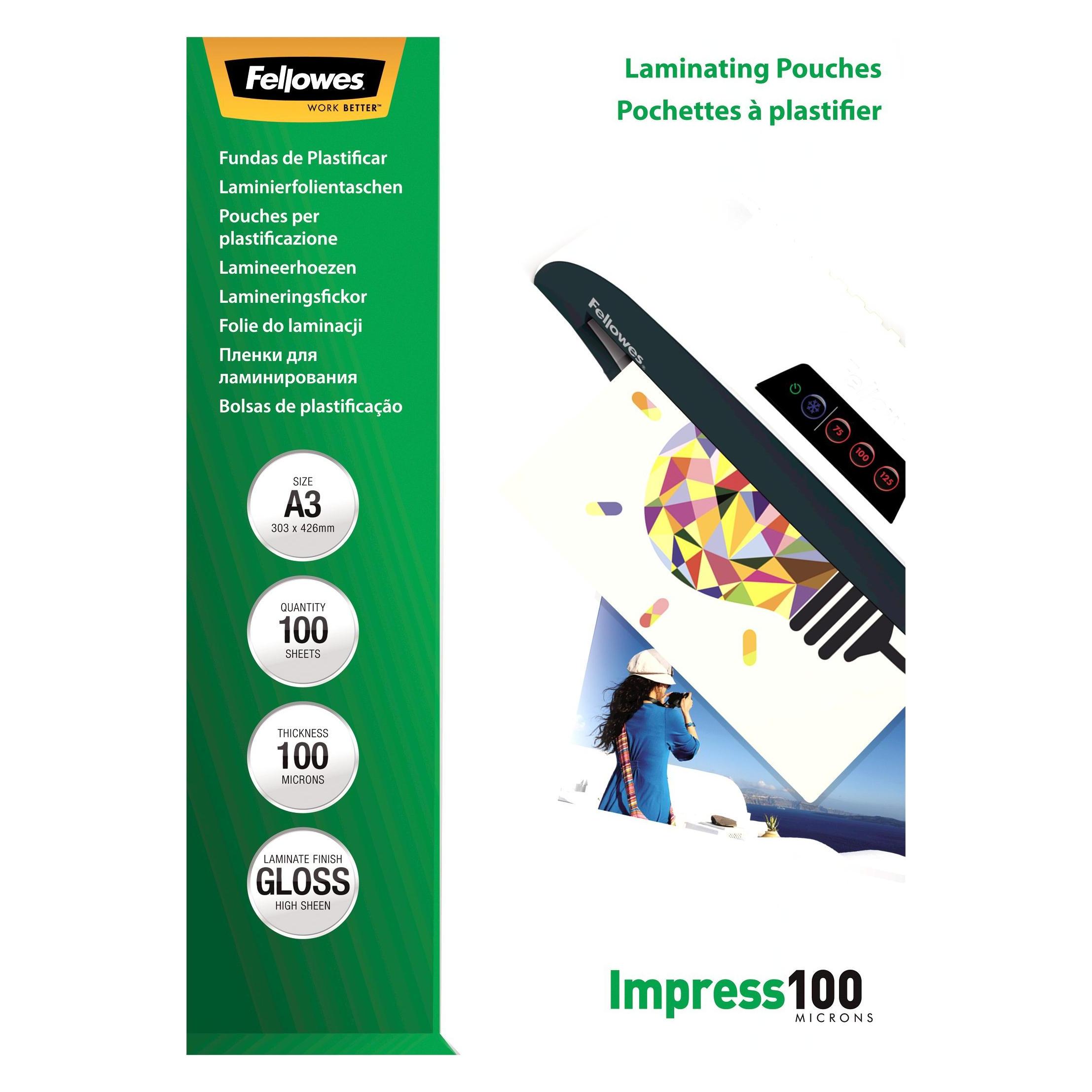 Fellowes Impress 100 (A3, 100 Stk., 100 µm) (5351205)
