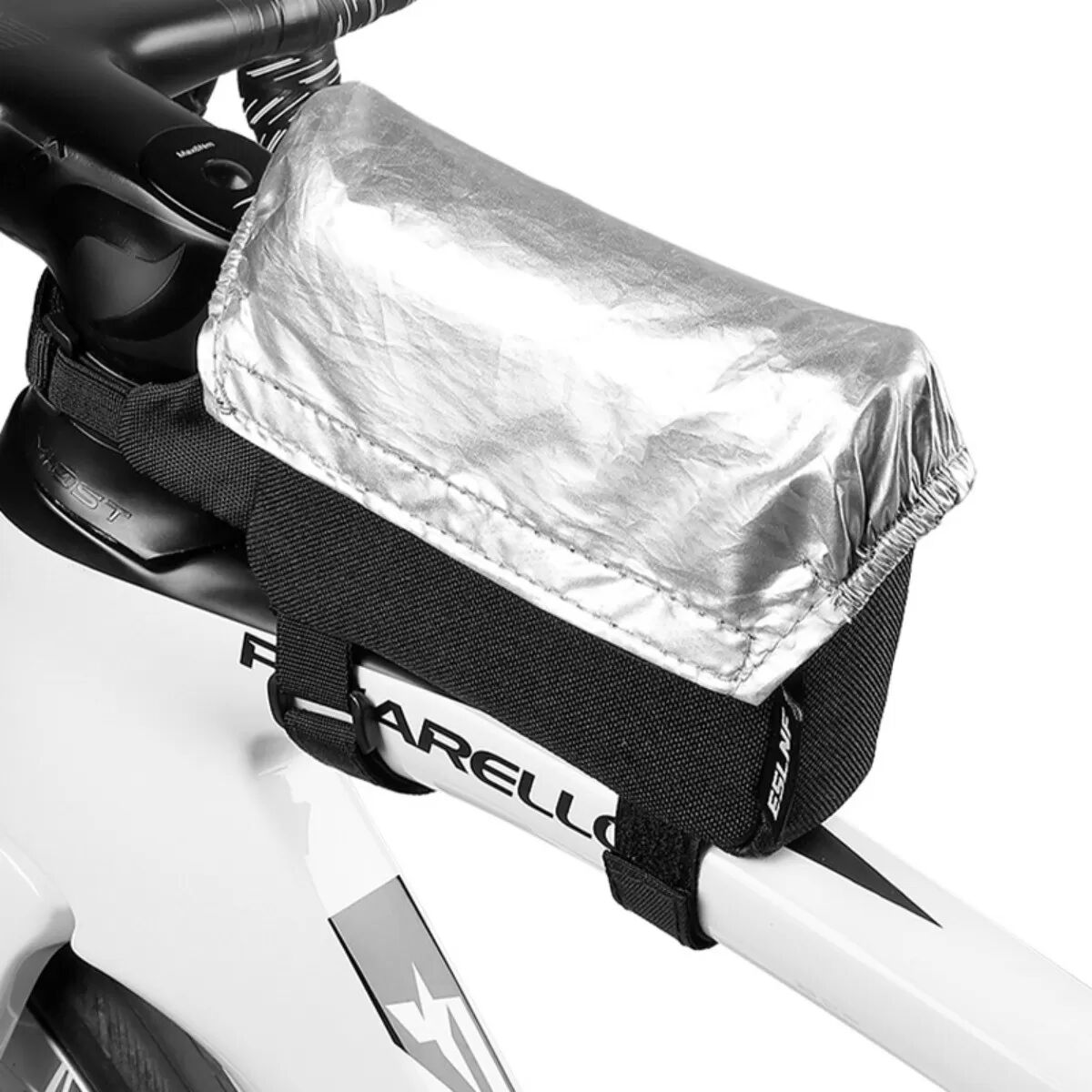 INF Wasserabweisende Oberrohr-Fahrradtasche - Erweiterbare Fahrradrahmentasche