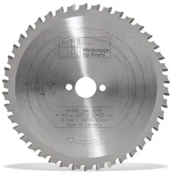 Miller HW Trockenschnitt-Kreissägeblatt | 160 x 2,0/1,6 x 20 Z=42 FWF