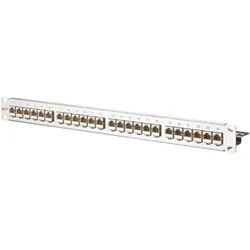 Metz Connect 130921-E 1U 24-Port Patch-Panel, Server Zubehör, Silber