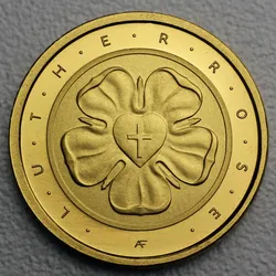 Goldmünze 50 Euro "Lutherrose" 2017  Reformation (Deutschland)